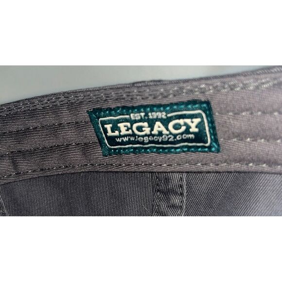 Le Moyne Dolphins Legacy Strapback Hat NCAA Gray Legacy Brand Adjustable - Picture 8 of 8